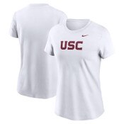 USC Trojans Women's Nike White Cotton Logo T-Shirt